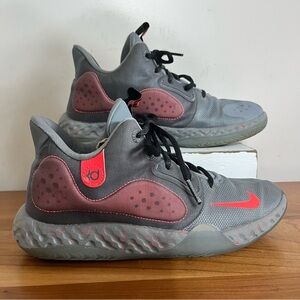 Youth Nike KD Trey 5 VII GREY Basketball Shoes AT5685-002 Size 5